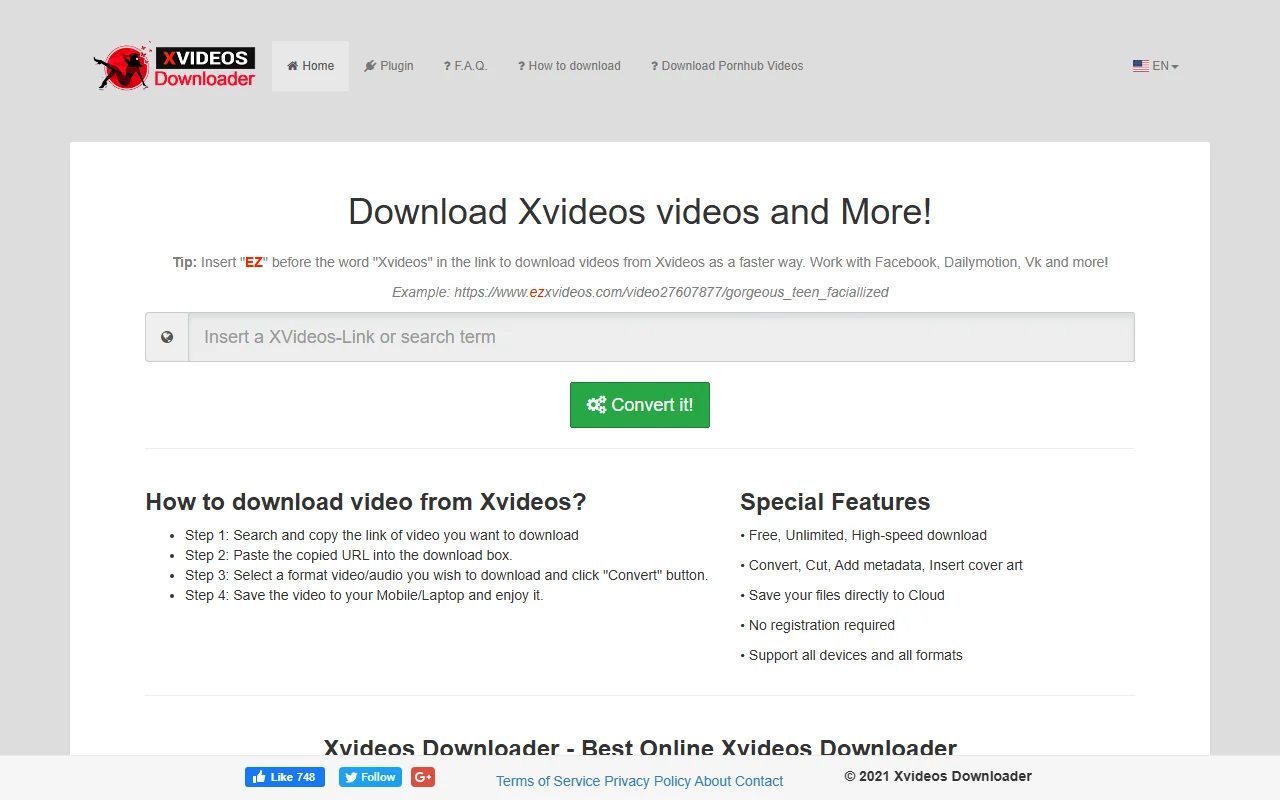 Screenshot: Xvideosdownloader Screenshot of Xvideosdownloader